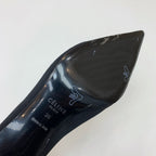 MEDIUM-HEELED 50MM PUMP IN BLACK SUEDE
