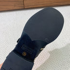 OXFORD SHOES BLACK MIX CREAM COWHIDE