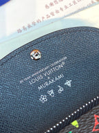 LV x TM Rosalie Coin Purse Black Multicolor Monogram Canvas