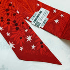 HERMES 25S SILK NECKERCHIEF 86 IN SILK 714352