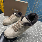 LP WINTER NUAGES SNEAKERS LIGHT GRAY LAMBSKIN