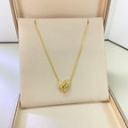 VCA Flower 3 Motifs Necklace Diamond
