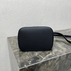 CELINE 25S CUIR TRIOMPHE BAG 30 IN BLACK CALFSKIN