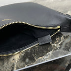 CELINE 25S TEEN LULU BAG 24 IN BLACK CALFSKIN GOLD HARDWARE