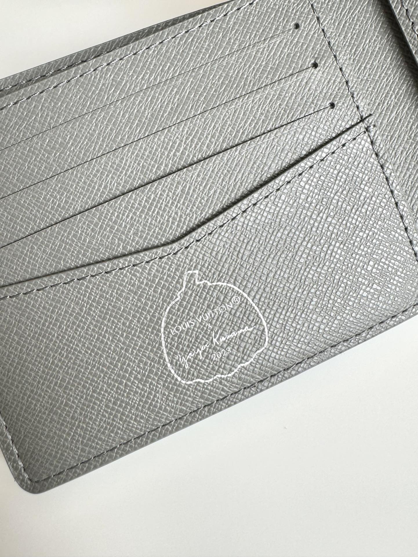 LV x YK Pumpkins Slender Wallet Monogram Eclipse Canvas 221437