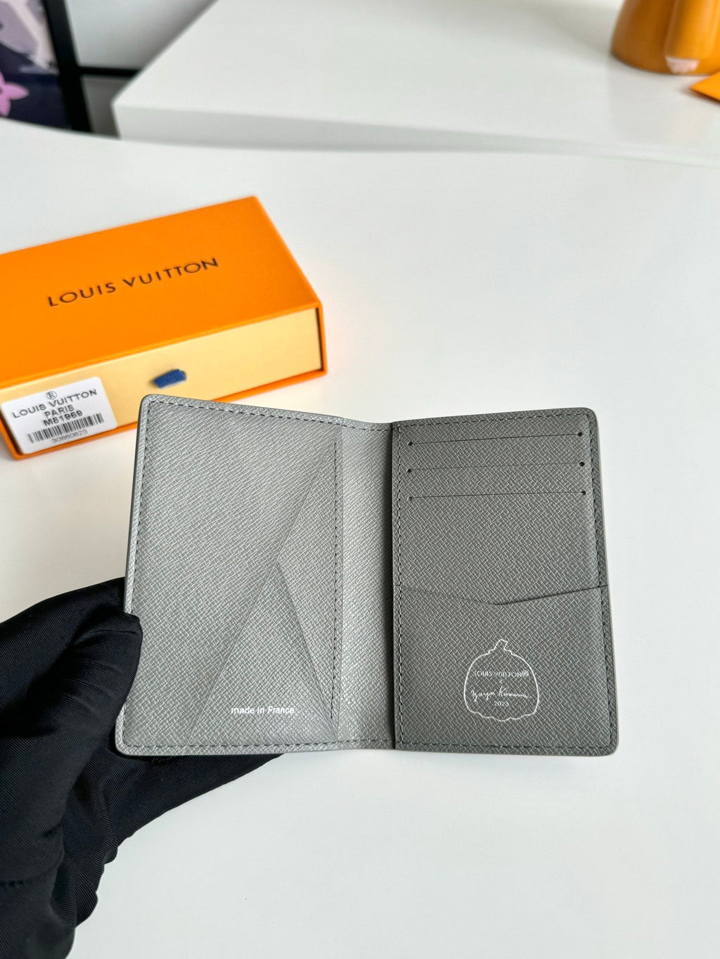 LV x YK Pumpkins Pocket Organizer Monogram Eclipse Canvas 221438