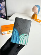 LV x YK Pumpkins Pocket Organizer Monogram Eclipse Canvas 221438
