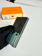 LV x YK Pumpkins Pocket Organizer Monogram Eclipse Canvas 221438