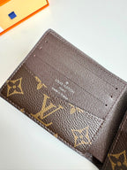 LV M82798 Multiple Wallet Blue Brown Monogram Canvas 221260
