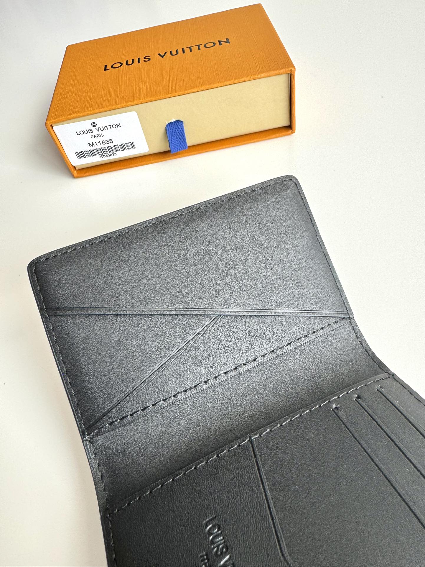 LV Autres Cuirs Pocket Organizer Brown Faded Monogram Leather 221269