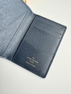 LV Pocket Wallet Ink Blue Monogram Canvas 221272