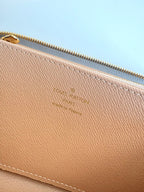 LV M60017  Zipper Wallet Trianon Gray Monogram Canvas GHW 221279