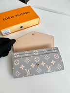 LV Sarah Wallet Trianon Gray Monogram Canvas GHW 221281