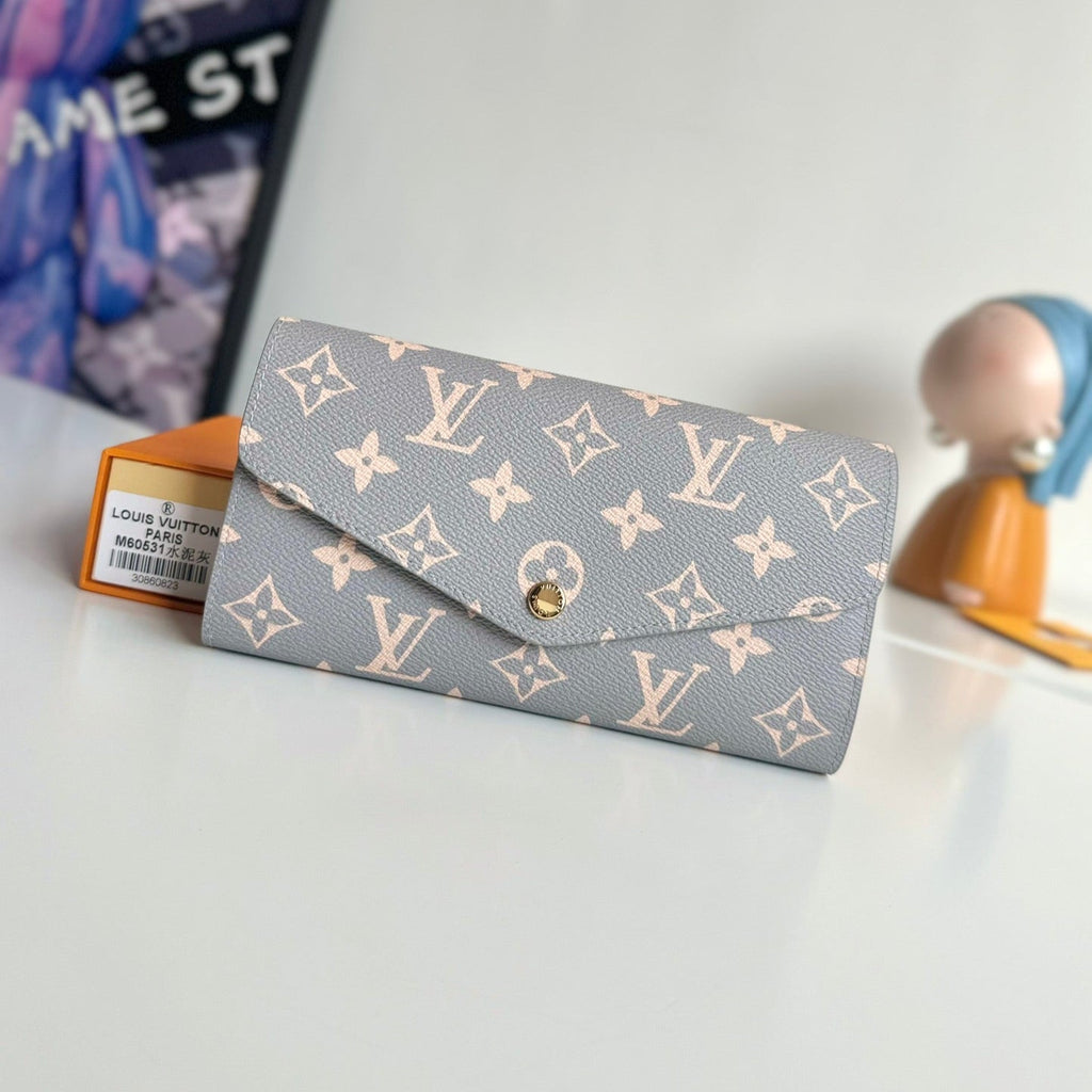 LV Sarah Wallet Trianon Gray Monogram Canvas GHW 221281