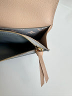 LV Emilie wallet Trianon Gray Monogram Canvas GHW 221283
