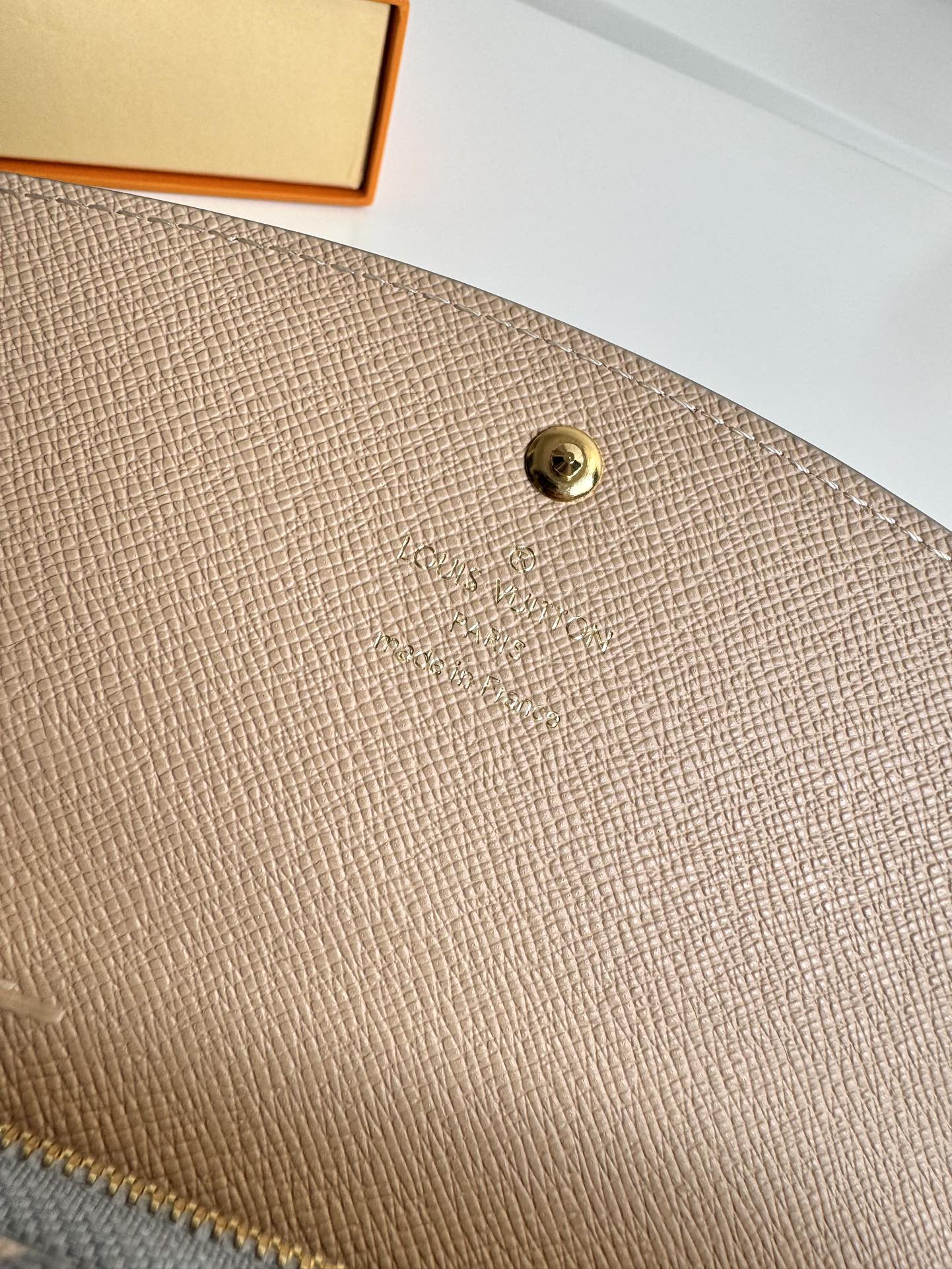 LV Emilie wallet Trianon Gray Monogram Canvas GHW 221283