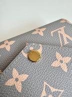 LV Victorine Wallet Trianon Gray Monogram Canvas GHW 221284