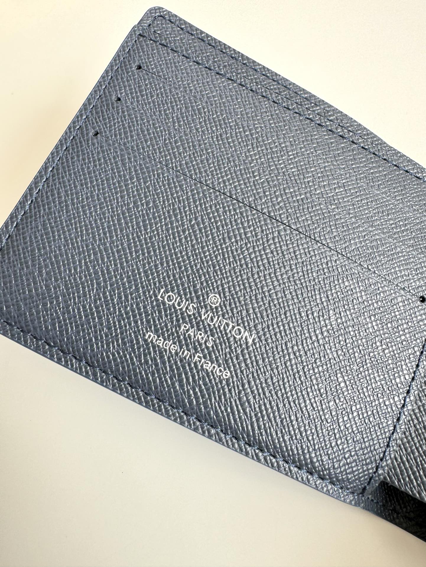 LV Multiple Wallet Navy Blue Monogram Gradient Canvas 221313