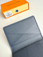 LV Pocket Organizer Navy Blue Monogram Gradient Canvas 221314