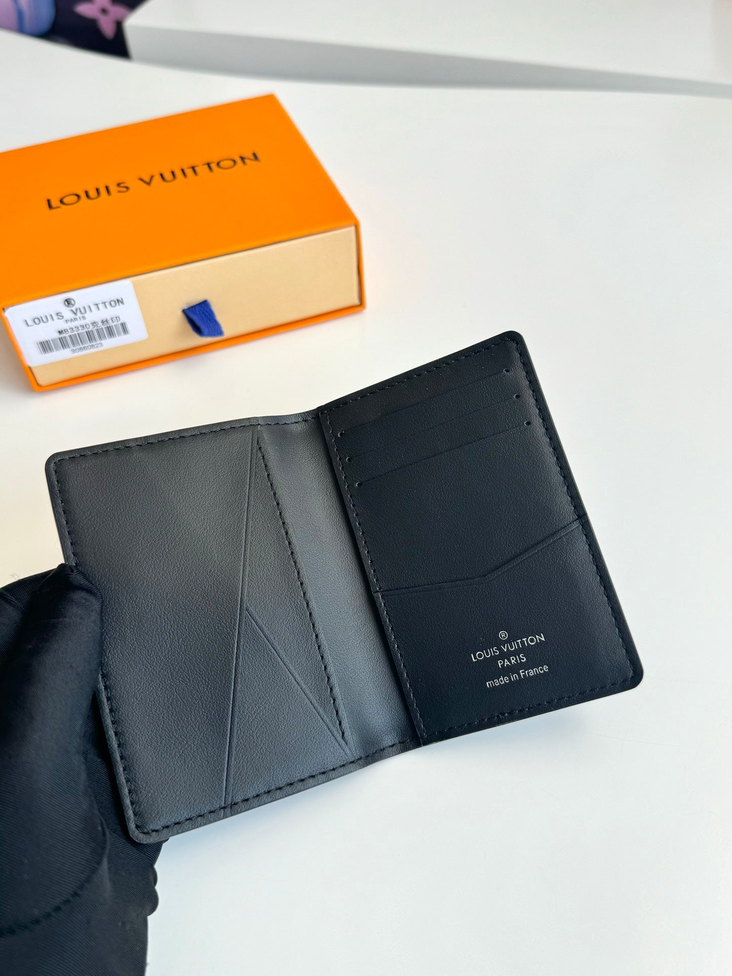 LV Multiple Wallet Black Epi XL Cowhide Leather 221320