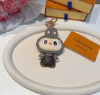 LV Brown Labubu Charm