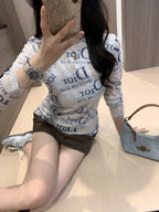 DIOR 25S MESH T-SHIRT STYLE 070