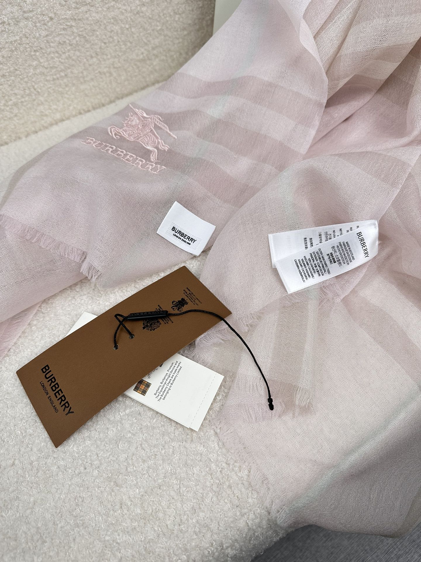 BBR SCARF 220 CM IN CASHMERE 490972