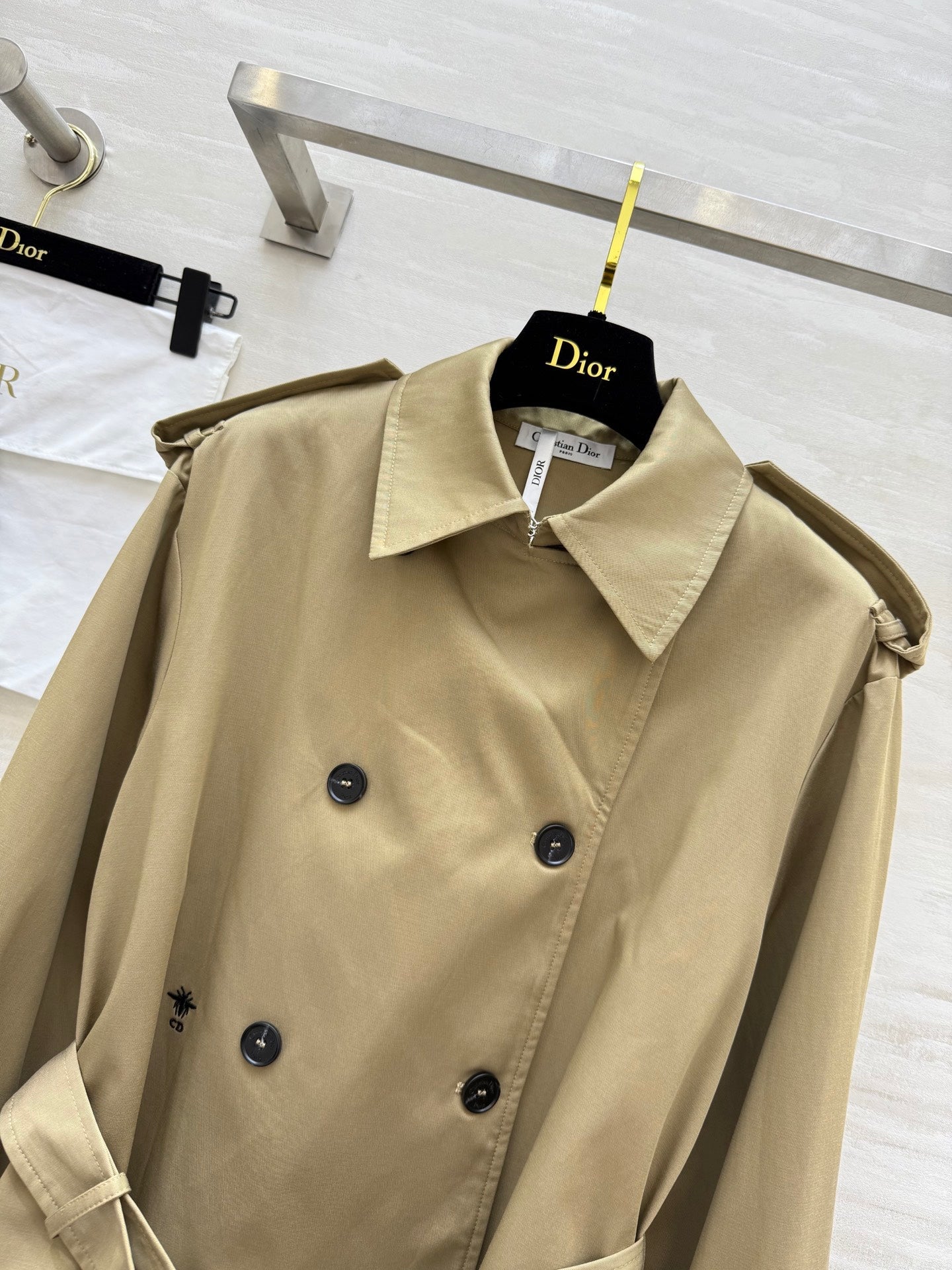 DIOR 25S LONG WINDBREAKER STYLE 033