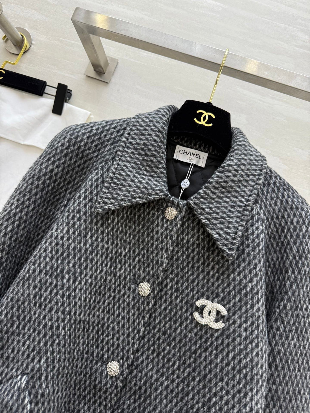 CHANEL 25S ALPACA COAT 267