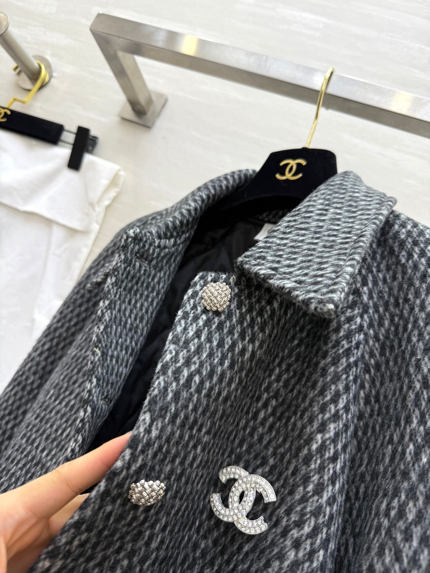 CHANEL 25S ALPACA COAT 267