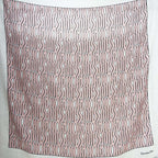 MISS DIOR ALLOVER SHAWL 140 CM IN PALE PINK MIX WHITE SILK CASHMERE 411631