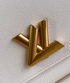 lv soft twist 27cm quartz calfskin gold hardware