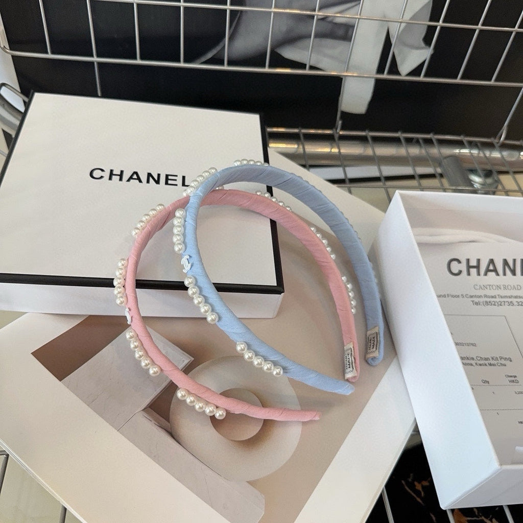 HEADBAND BLUSH PINK SILK 168621