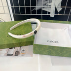 HEADBAND IN WHITE FLOWER PRINT SILK 418913