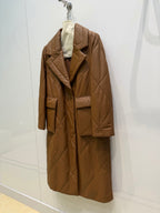 MAX MARA 25S QUILTED LONG COAT 029
