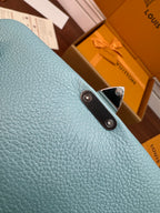Nano Madeleine 21cm Azur Frost Grained Cowhide Leather