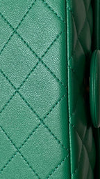 CC 25 classic flap bag 20 mini gold ball mint green calfskin