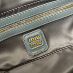 MiuMiu bowling ball bag 12cm calfskin