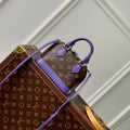 alma nano 18 monogram canvas purple calfskin