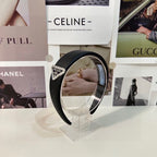 BLACK CALFSKIN HAIRBAND 154897