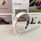 WHITE CALFSKIN HAIRBAND 154898