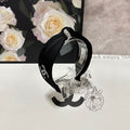 BLACK SILK HEADBAND 168592