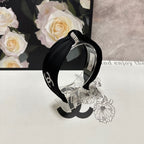BLACK SILK HEADBAND 168592