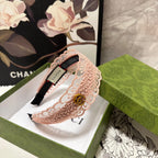 HAIRBAND IN LIGHT PINK LACE 295831