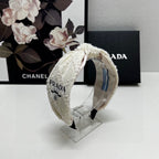 HAIRBAND IN IVORY WHITE FABRIC 381469