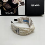 HAIRBAND IN IVORY WHITE FABRIC 381469