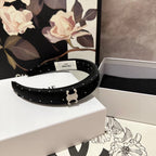 BLACK SILK WITH CRYSTAL HAIRBAND 400485