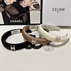 BLACK SILK WITH CRYSTAL HAIRBAND 400485