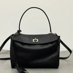 Balenciaga Small Rodeo Bag 29 Black Calfskin Sliver Hardware