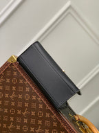 LV Lock&Go Bag Black Gold Cowhide 240844